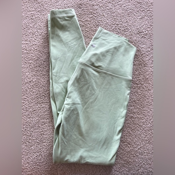 lululemon athletica Pants & Jumpsuits Lululemon Align Size 6 Leggings Creamy Mint Poshmark